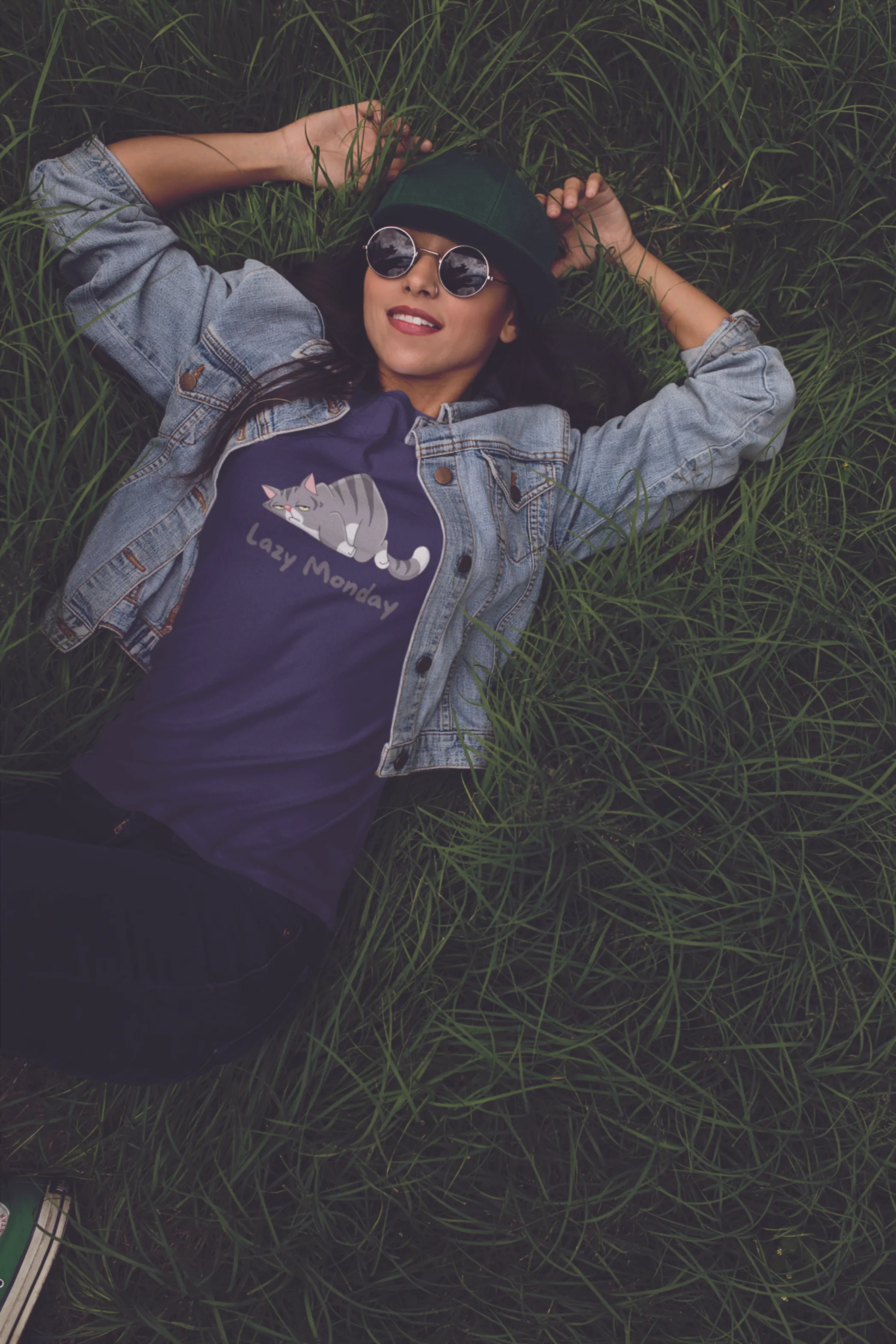 Lazy Monday Printed T-shirt for women