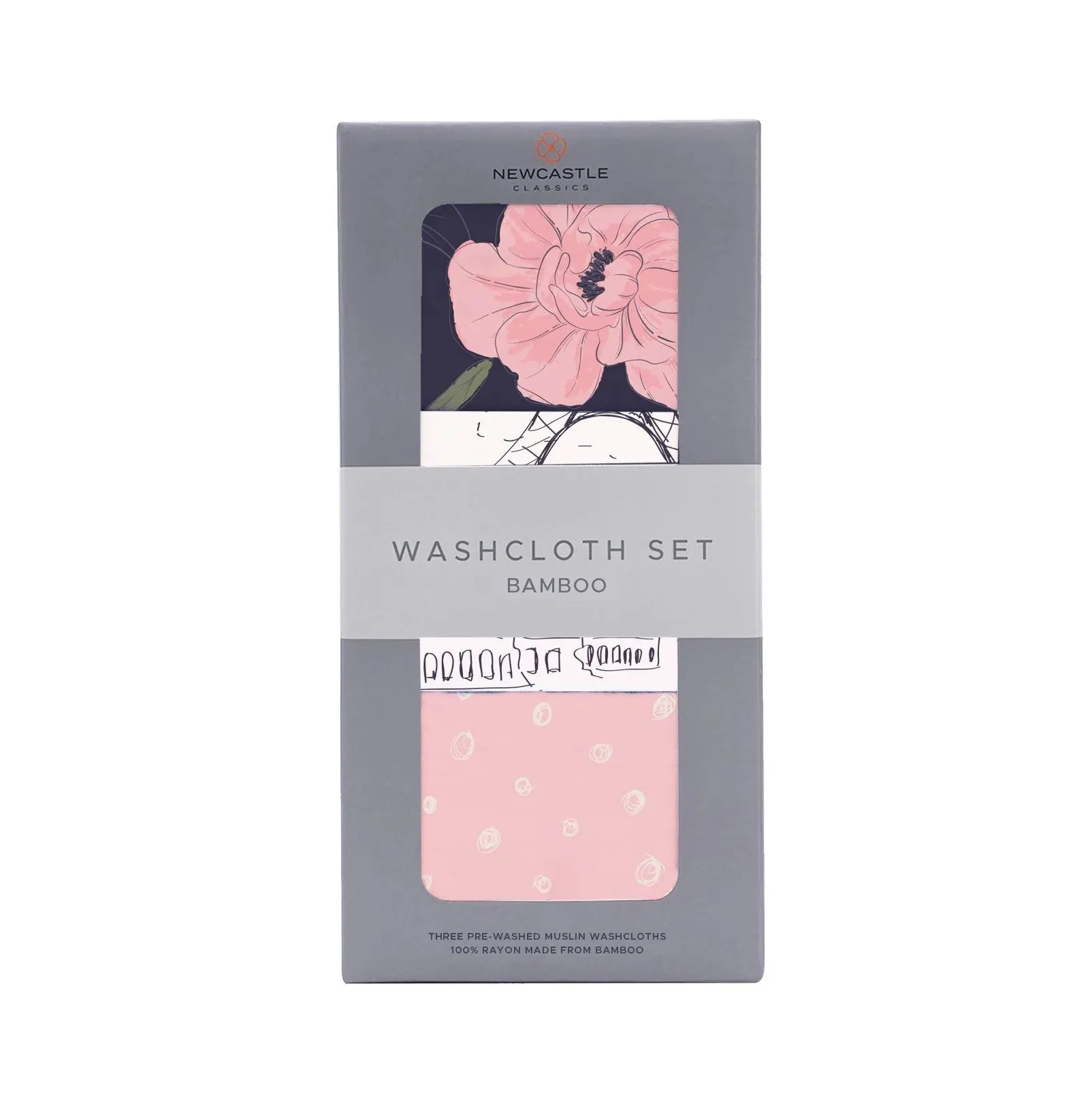 London, Paris, New York Baby Washcloths Set – Bamboo Muslin