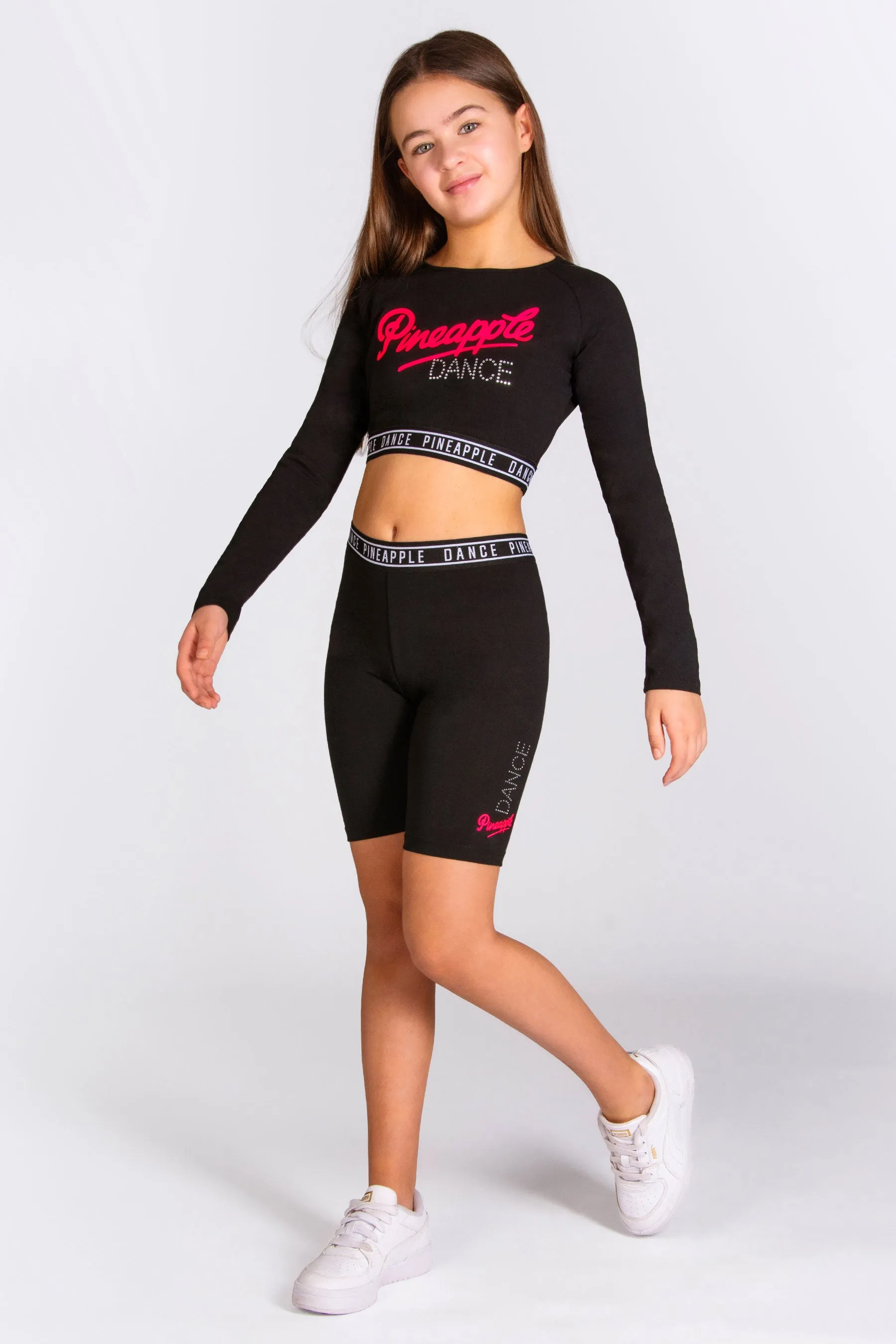 Long Sleeve Dance Crop Top