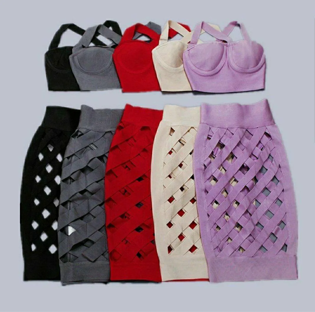Luxe Sexy Two Piece Bandage Set