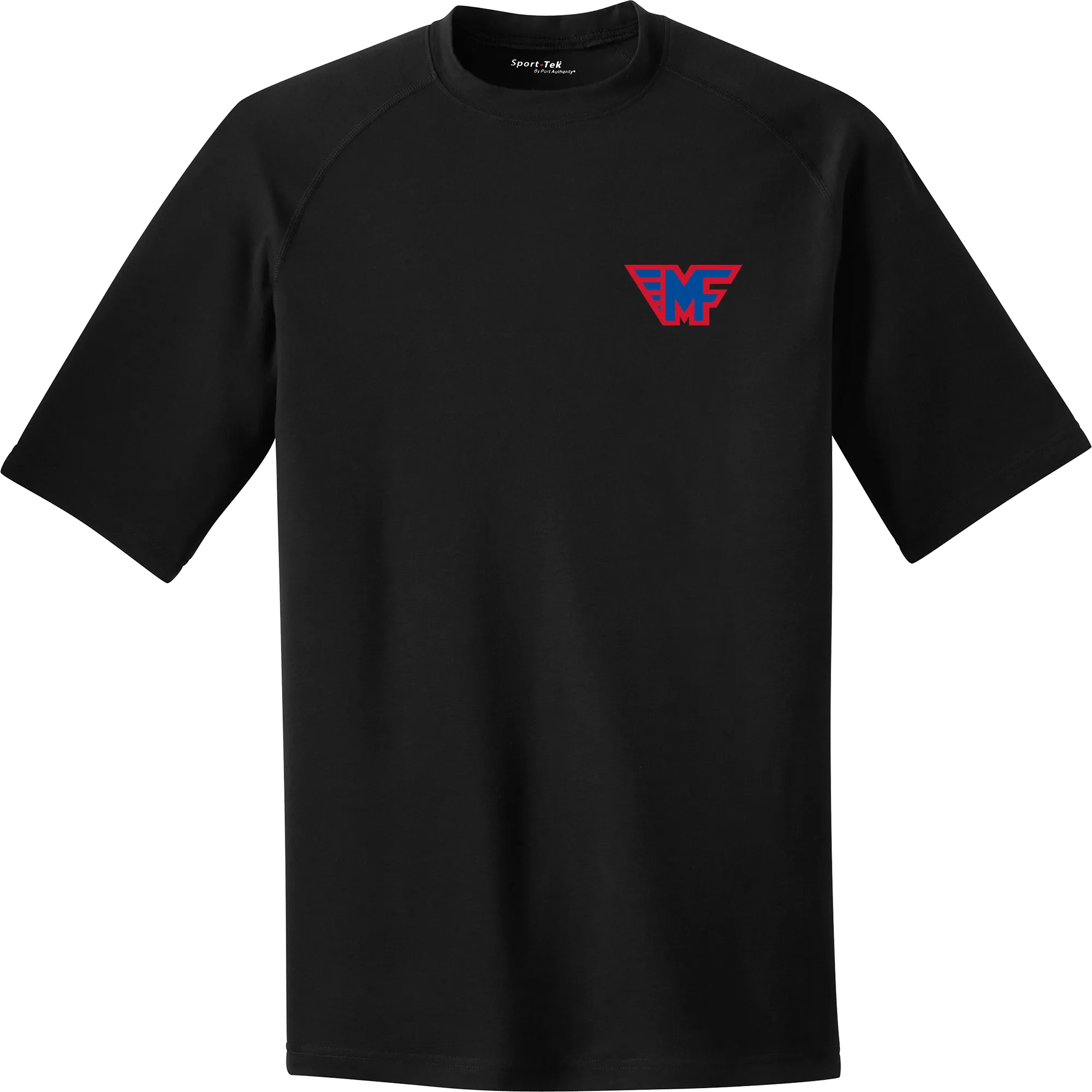 Mid-Fairfield PosiCharge Tri-Blend Wicking Raglan Tee