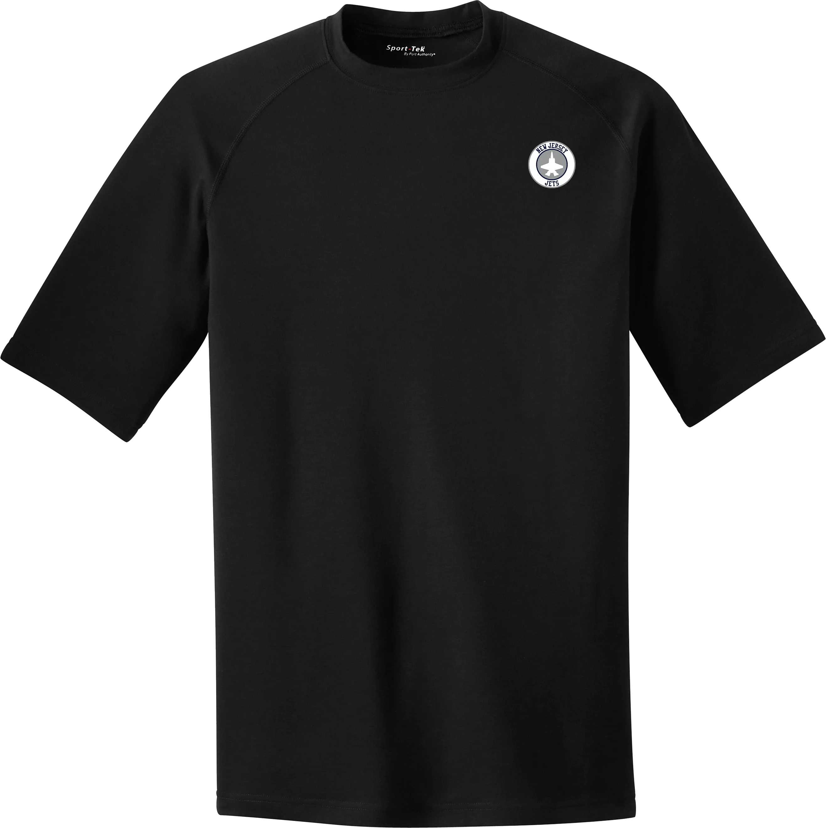 NJ Jets PosiCharge Tri-Blend Wicking Raglan Tee