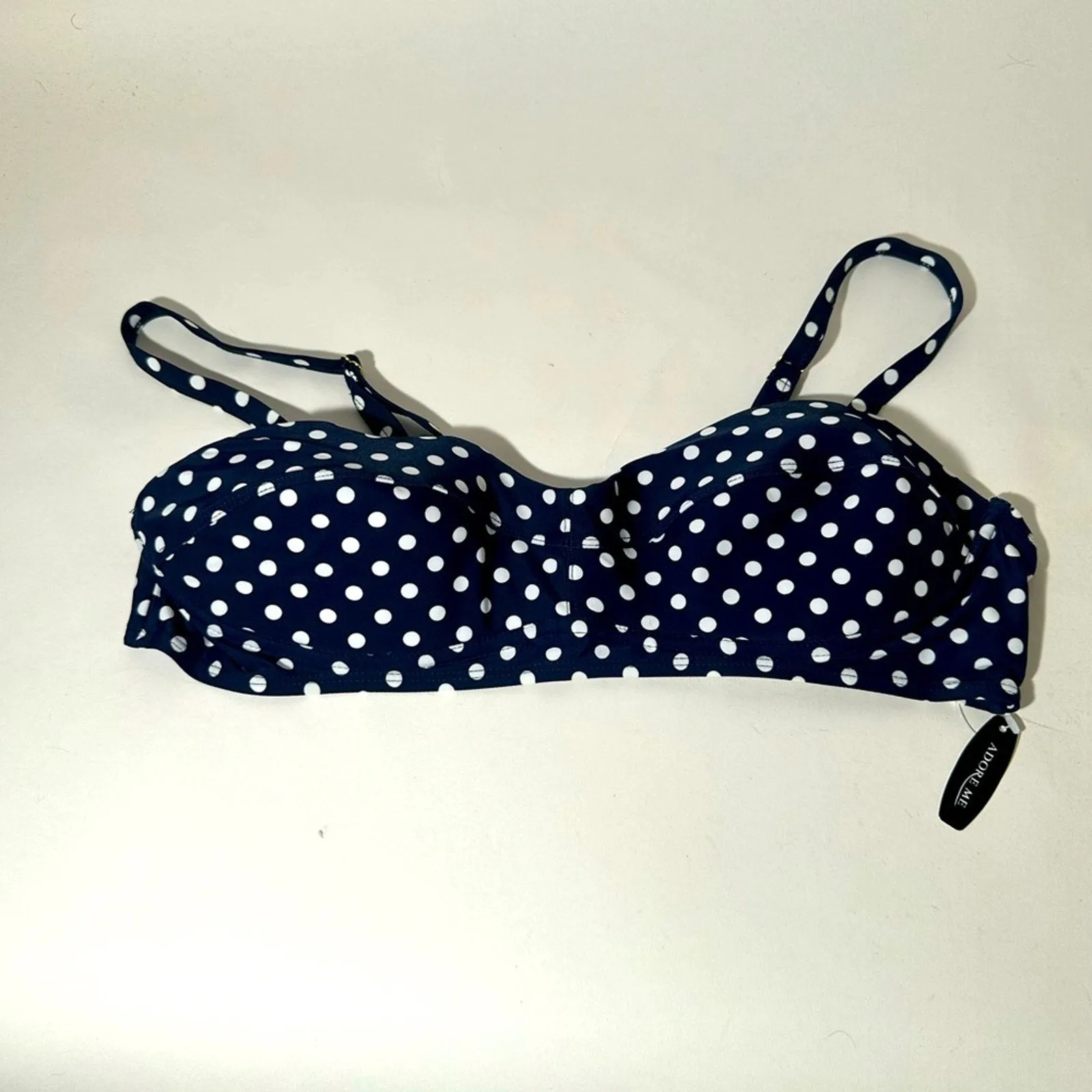 NWT Adore Me Polka Dot Bikini Top
