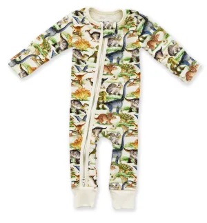 Organic Cotton Baby Pajamas 2-Way Zip Front Zipper Sleeper, Scout