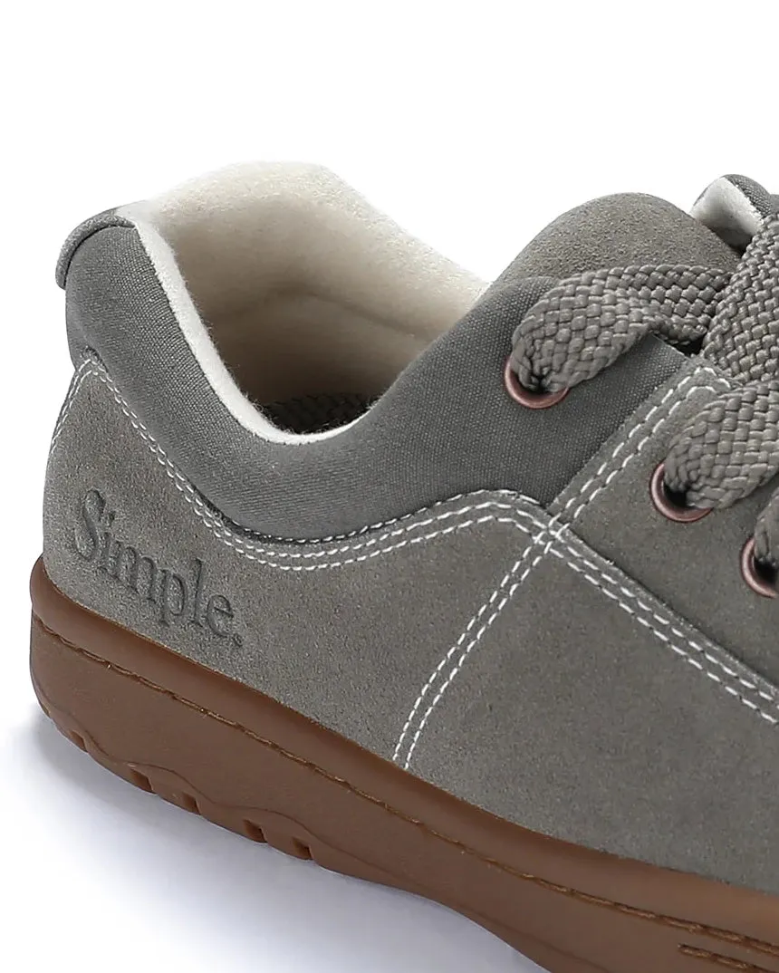 OS Suede Shoes in Dark Moss