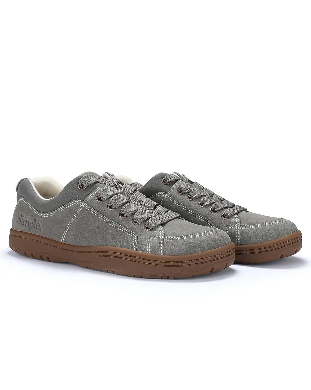 OS Suede Shoes in Dark Moss