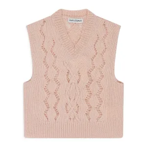 PINK CABLE MICHIGAN TANK VEST