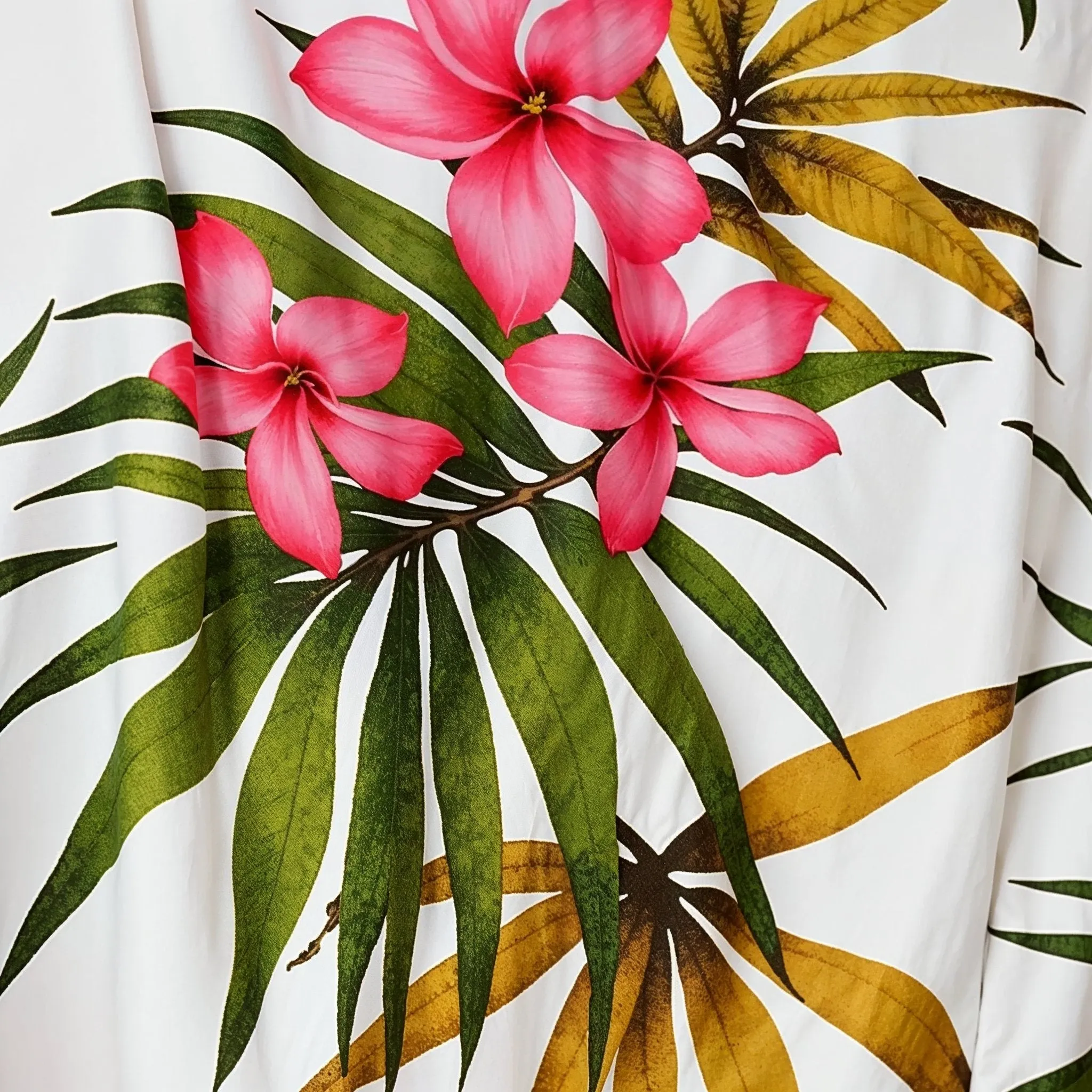 Plumeria Cluster Aloha Shirt