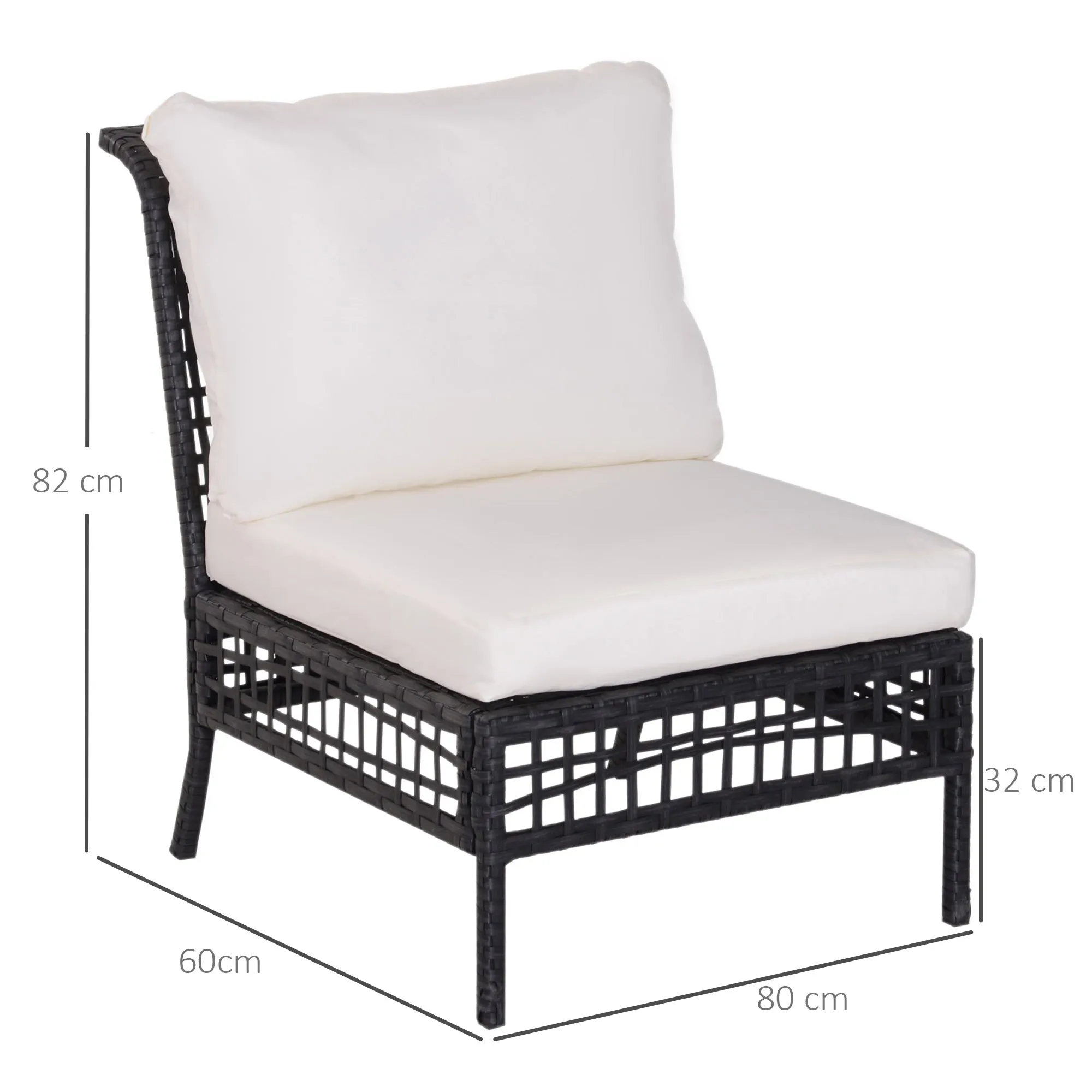 Rattan Single Sofa