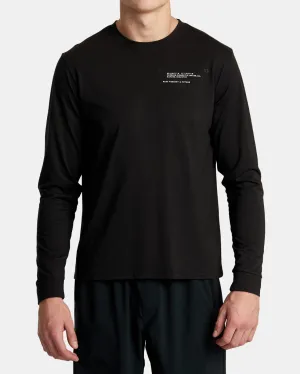 Reflective Base Long Sleeve Tee - Black