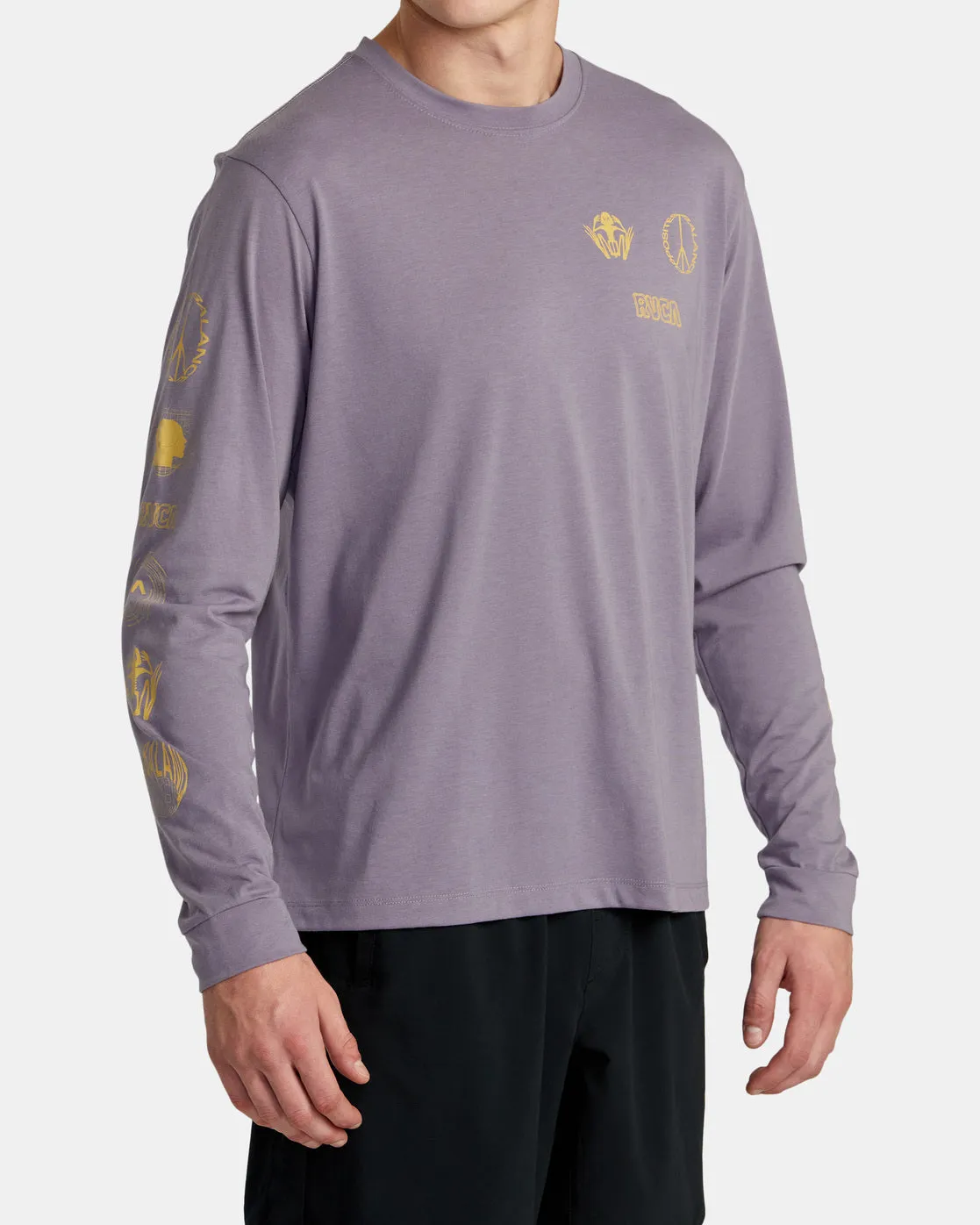 Relic Stack Long Sleeve T-Shirt - Purple Sage