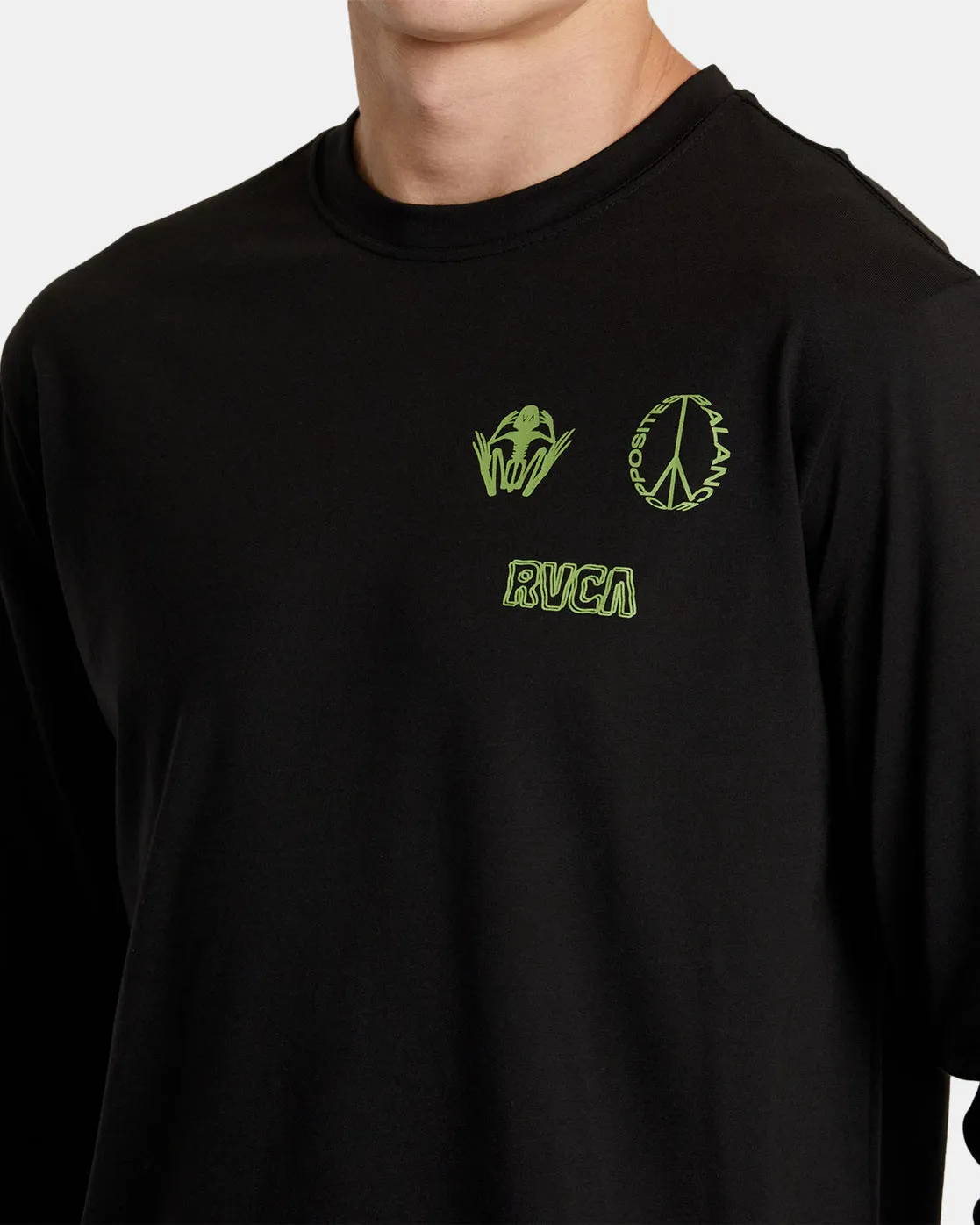 Relic Stack Long Sleeve Tee - Black