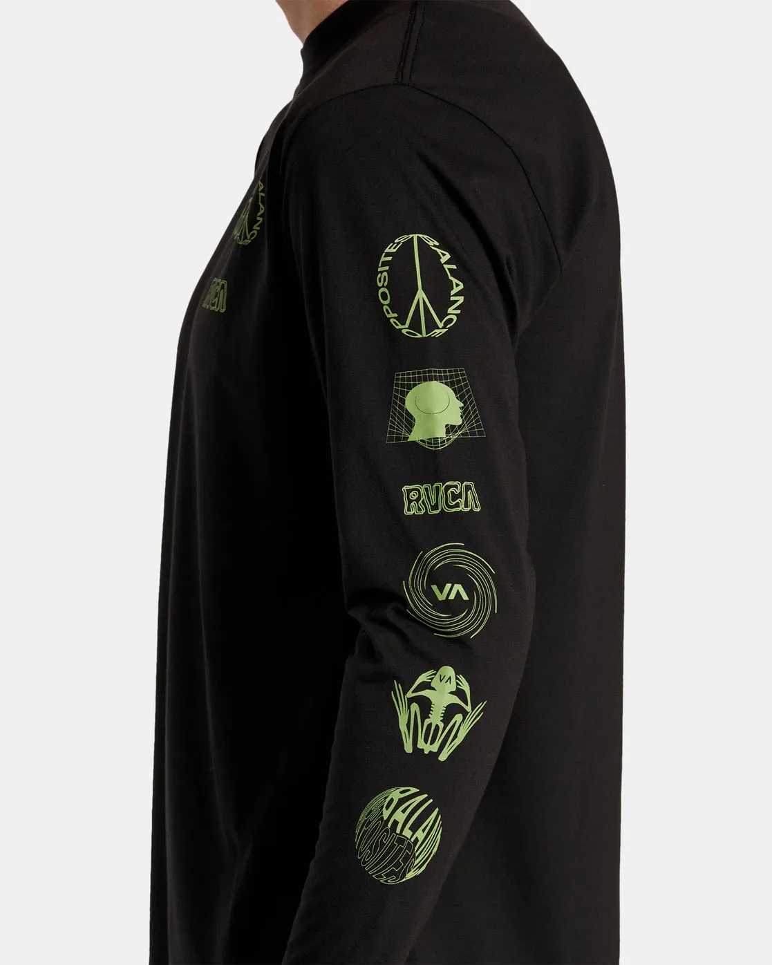 Relic Stack Long Sleeve Tee - Black