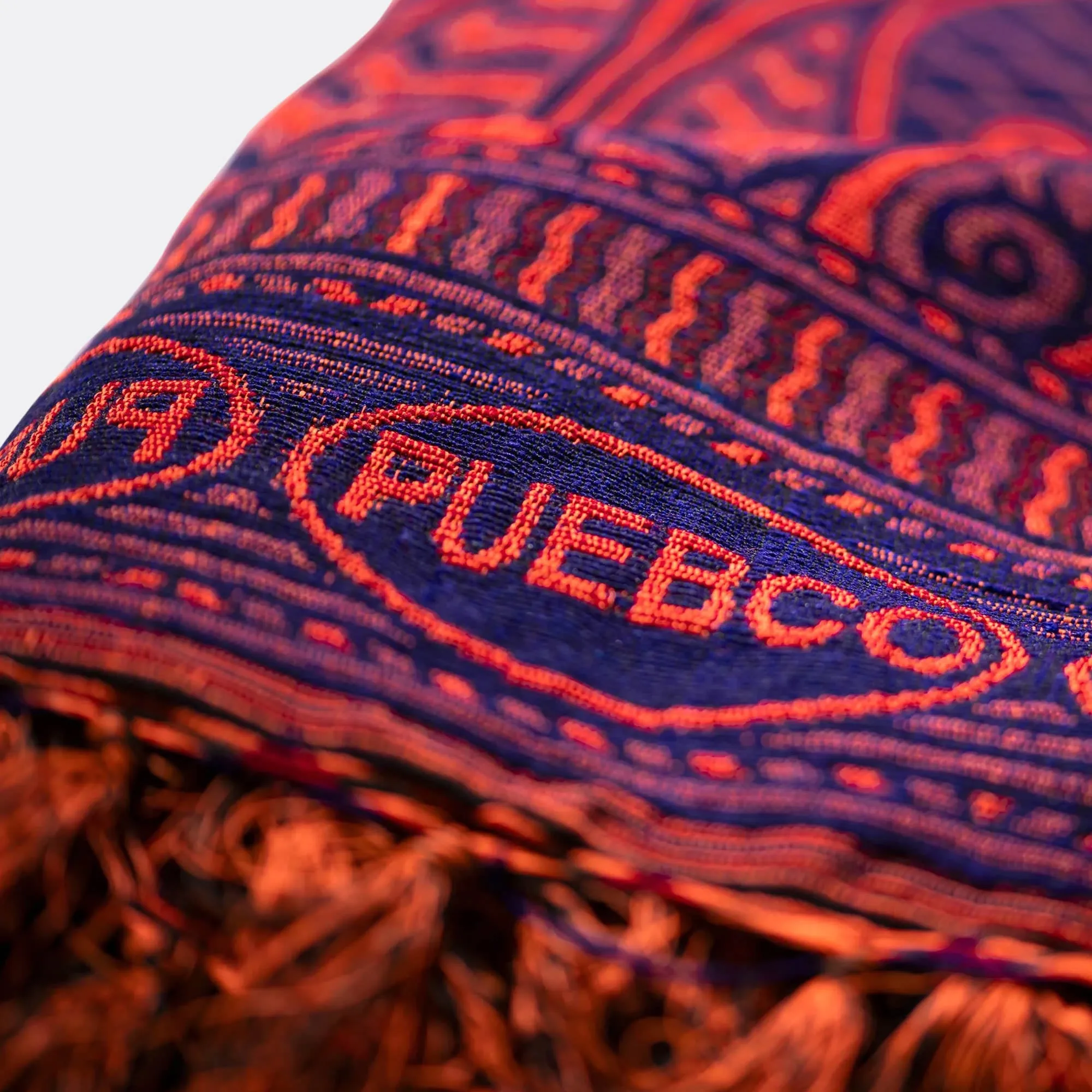 Reversible Jacquard Rug - Navy Blue