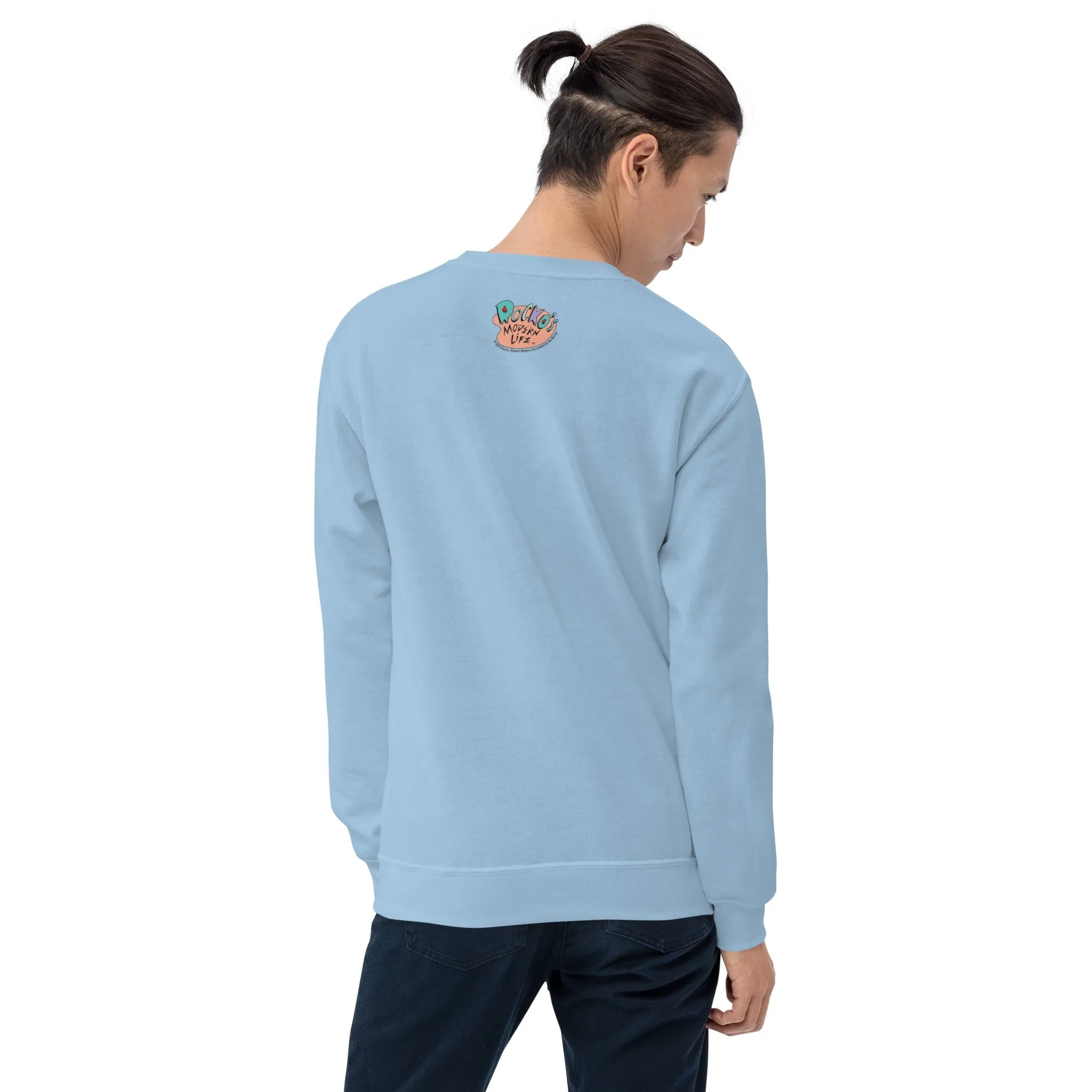Rocko's Modern Life Logo Adult Crewneck Sweatshirt