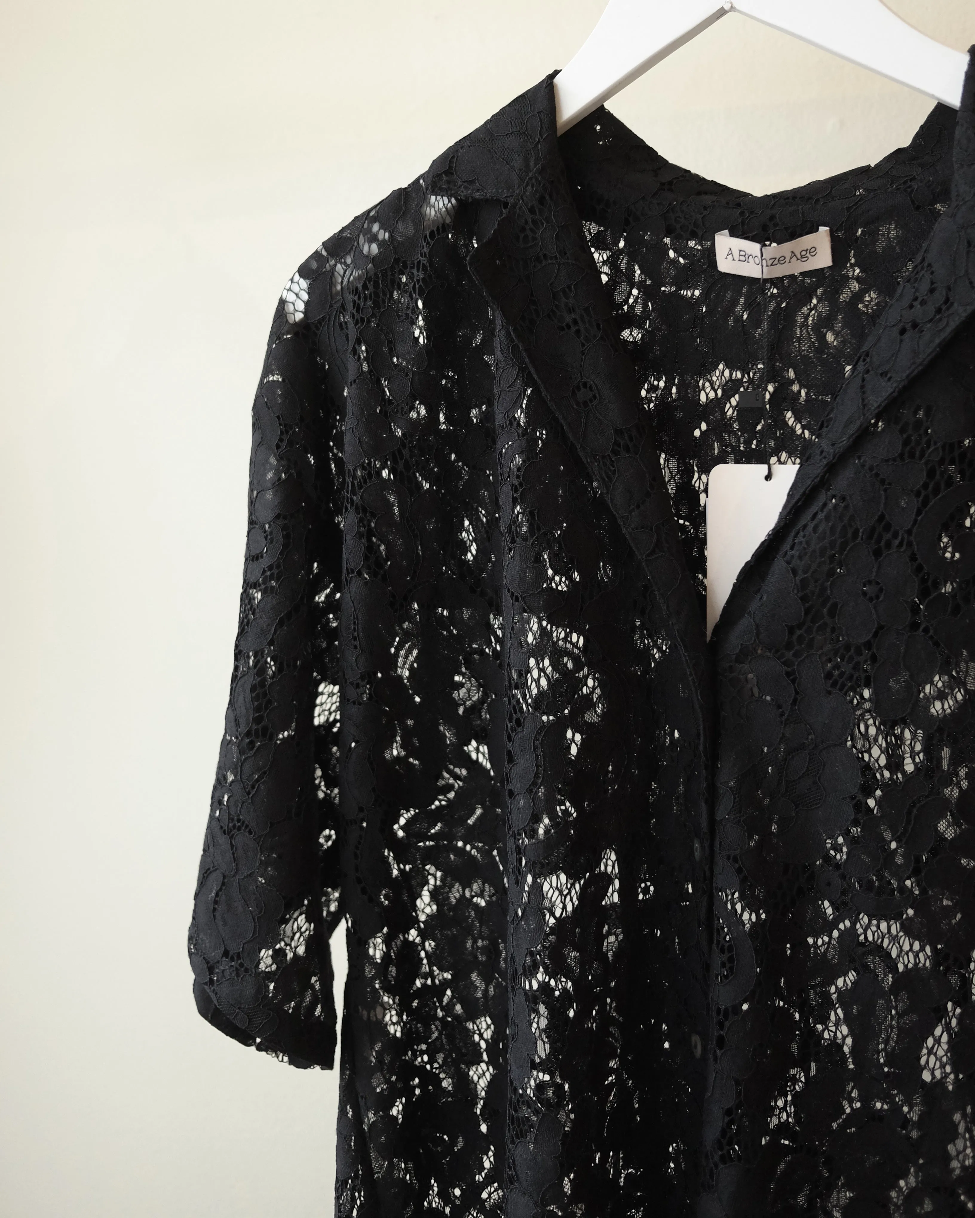 Romeo Top, Black Lace