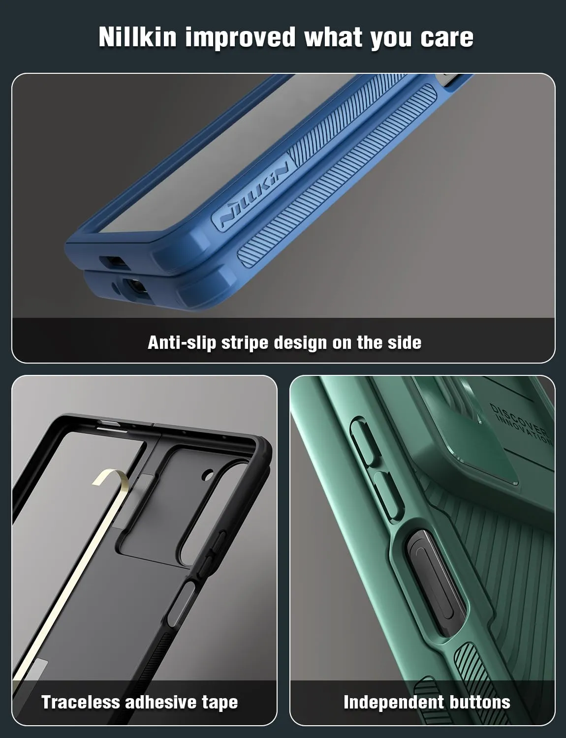 Samsung Galaxy Z Fold 5 5G Case Cover | Camshield Pro Series | Black