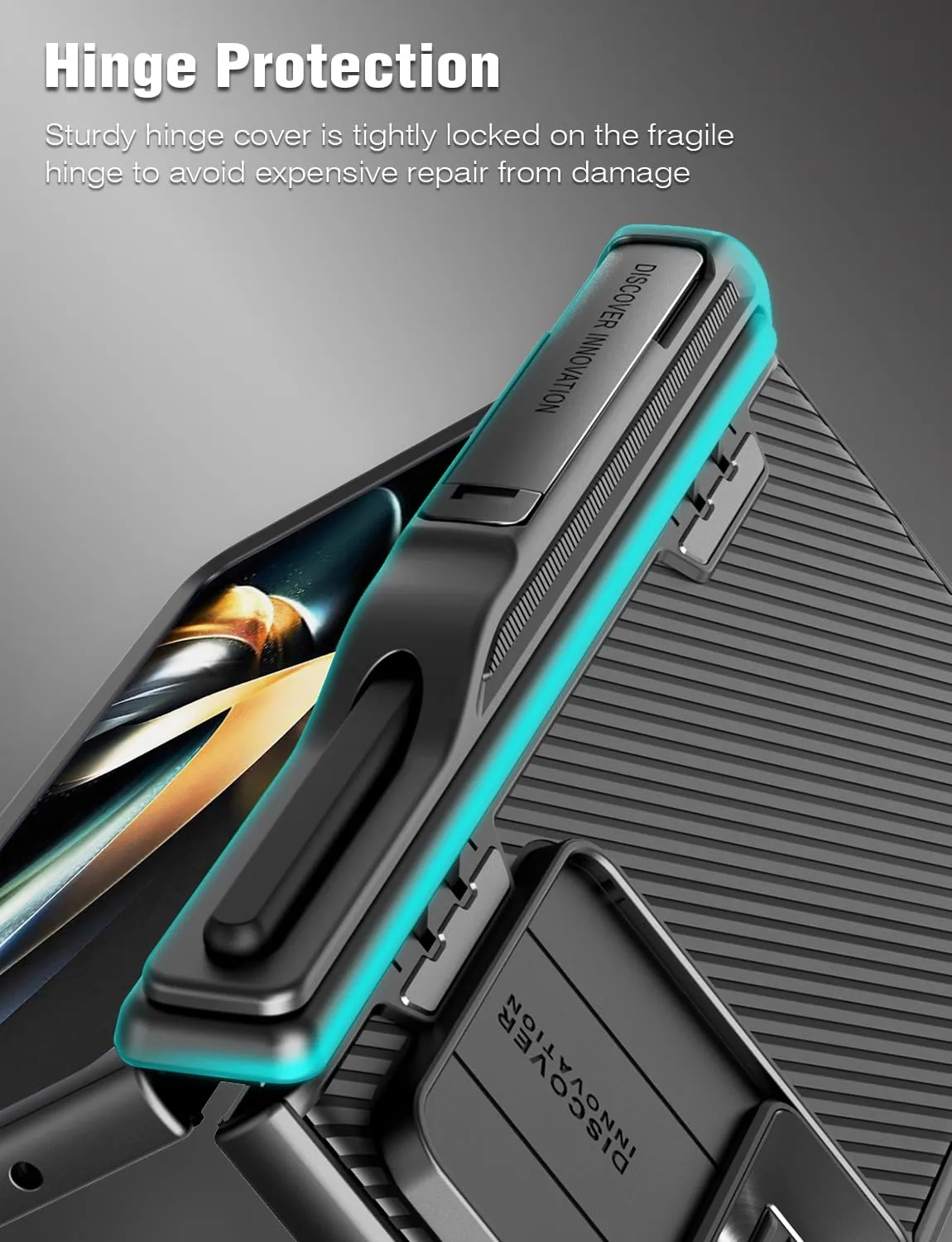 Samsung Galaxy Z Fold 5 5G Case Cover | Camshield Pro Series | Black