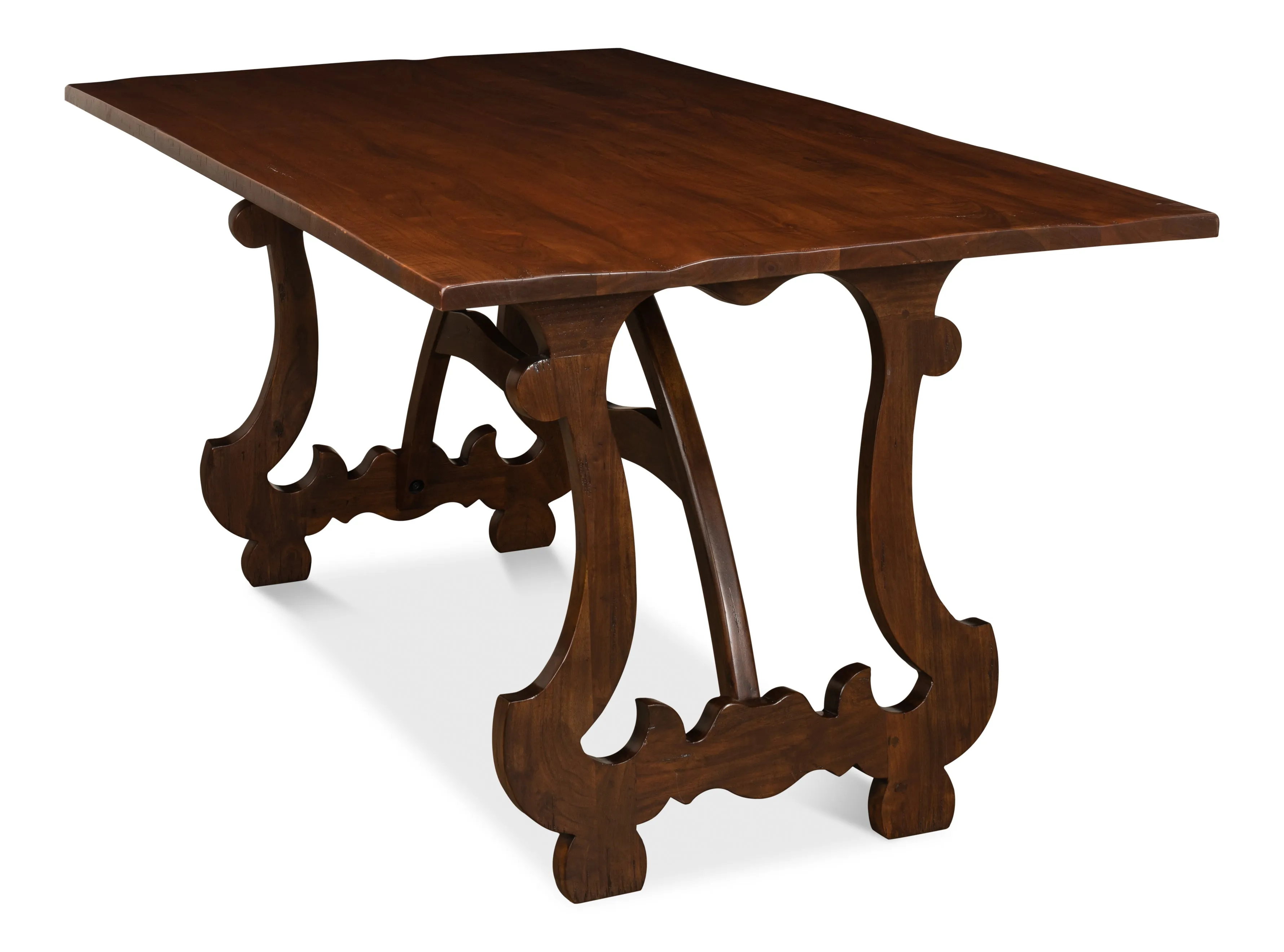 Sarreid - Calambac Dining Table  Walnut - Brown - Country