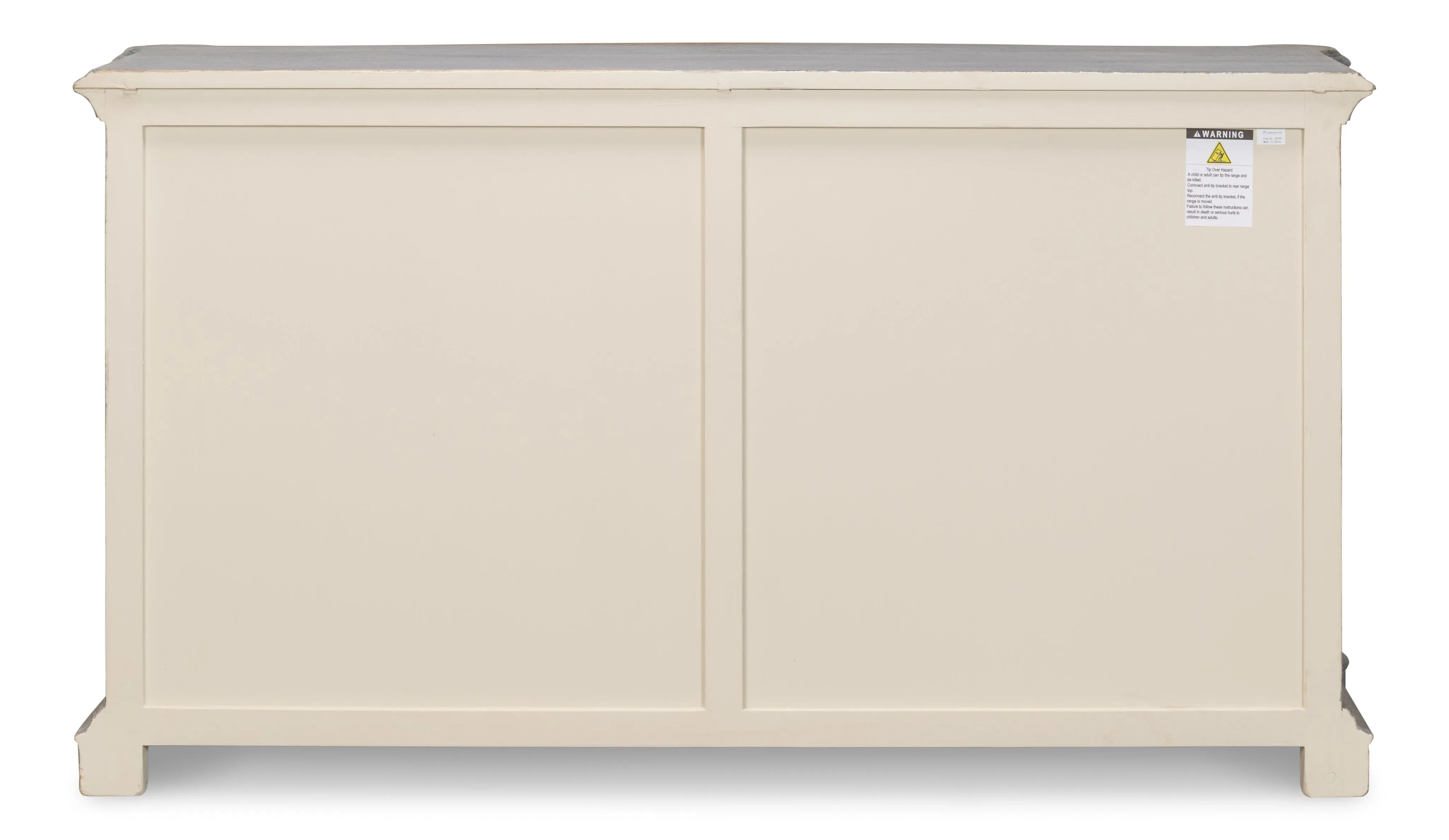 Sarreid - Columns Bowfront Sideboard  Blue - Blue - Traditional