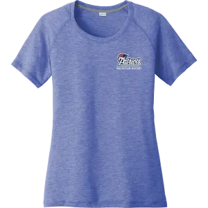 Secaucus Patriots Ladies PosiCharge Tri-Blend Wicking Scoop Neck Raglan Tee