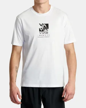 Splitter Stacks Tee - White