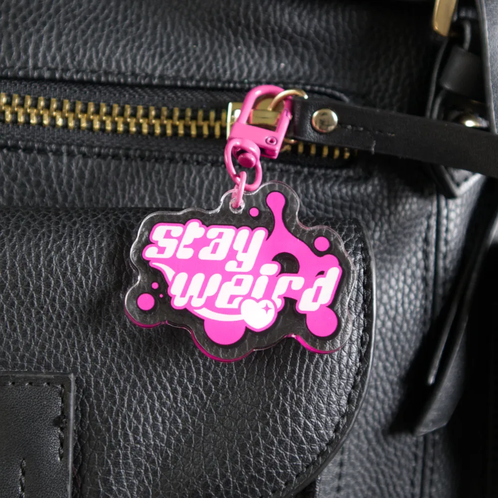 Stay Weird Acrylic Keychain