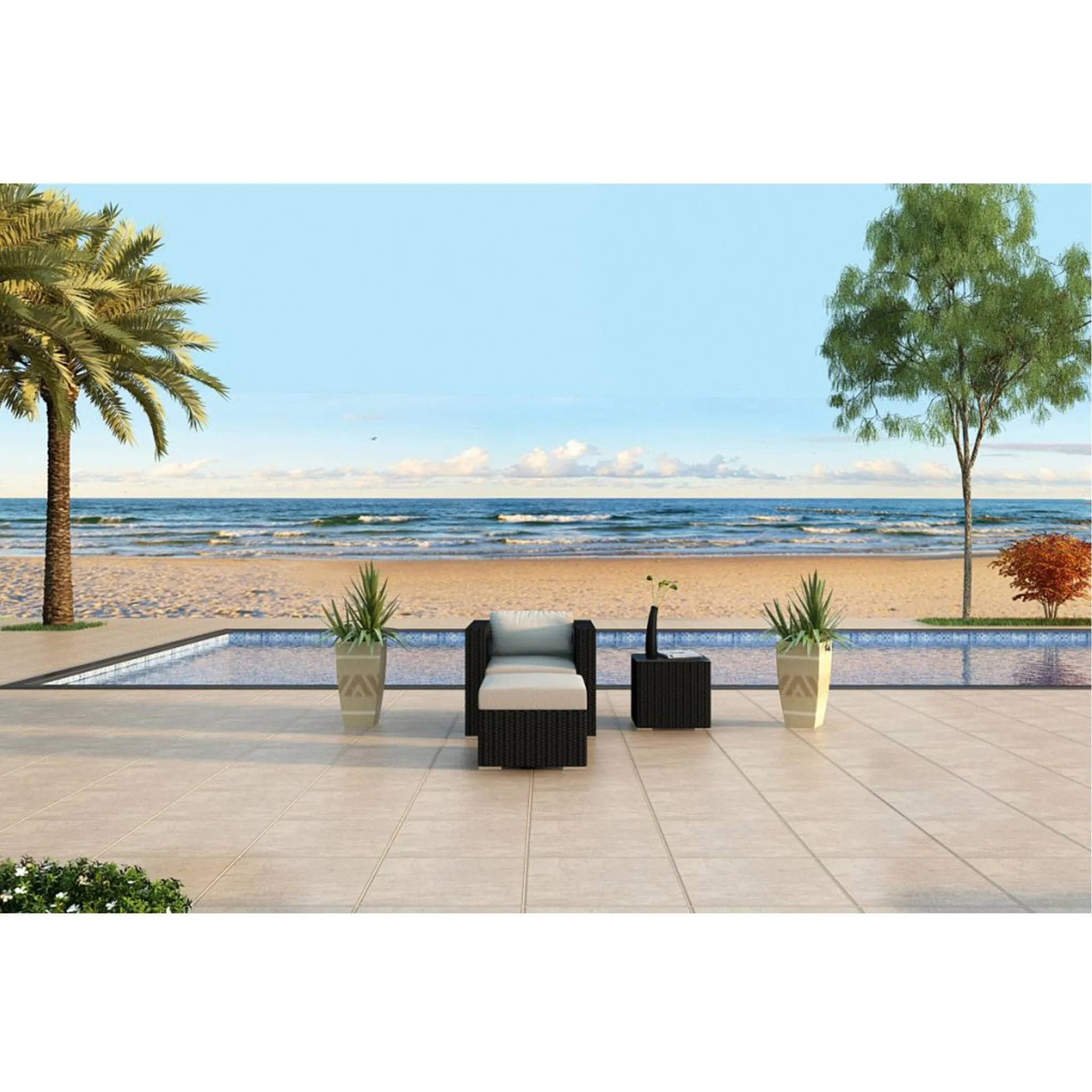 Urbana 3 Piece Club Chair Set